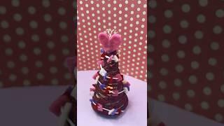 ️ DIY Yarn Heart Tree Ornaments | Easy Valentine’s Day Craft Activity