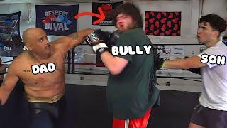 GIANT Bully Attacks The Wrong Man's Son & INSTANTLY REGRETS It