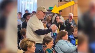 FURIOUS Trump voters showing up at Republican town halls