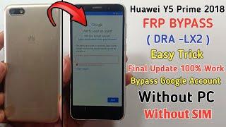 Huawei Y5 Prime 2018 FRP Bypass Final Update 2024 | Huawei DRA-LX2 Bypass Google Account