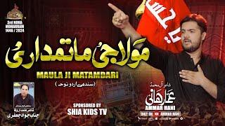 Mola Ji Matamdari -  مولاؑ جی ماتمداری | Ammar Hani | 3rd Noha 2024