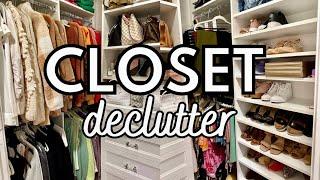 CLOSET DECLUTTER - Time to donate some clothes and make room for only clothes that I love!