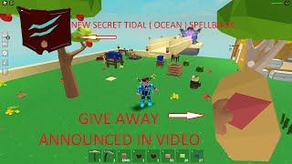 Roblox Islands  Secret Tidal Spell book and ( BERRY SEED GIVE AWAY COMPETITION )