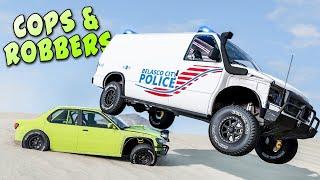 OFFROAD Cops & Robbers Gets WILD in BeamNG Multiplayer!