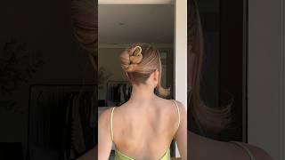 GARLIC KNOT HAIRSTYLE USING A HAIR PIN