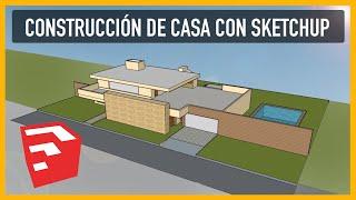 Cómo hacer una casa en Sketchup - Fácil y Rápido.