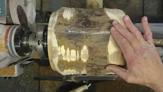 Woodturning - English Yew Hollow Form - Part 1