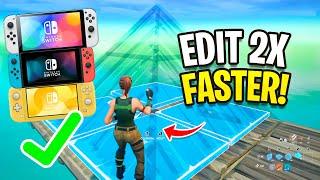 How To EDIT FASTER on Fortnite Nintendo Switch! (Chapter 2 REMIX)