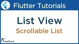 How to create List in Flutter? Flutter ListView Tutorial in Dart #2.7