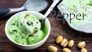 Homemade Pistachio Ice Cream for the WIN!