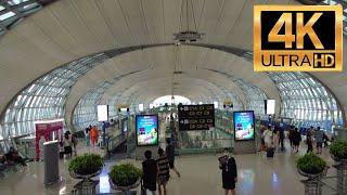 [4K] Bangkok Suvarnabhumi Airport Walking | Thailand Travel