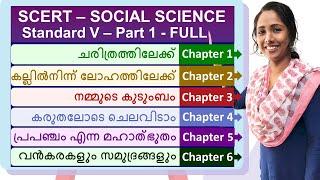 5th Standard SCERT Social Science Text Book Part 1 | Chapter 1 to 6 | Kerala PSC Important Points |