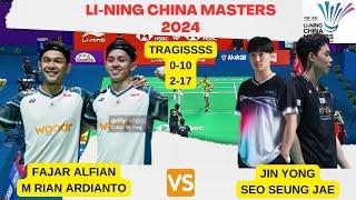 FAJAR ALFIAN/M RIAN ARDIANTO (INA) VS JIN YONG/SEO SEUNG JAE (KOR) | CHINA MASTERS 2024