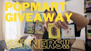 #Popmart Giveaway Winners!! | Vino's Vlogs