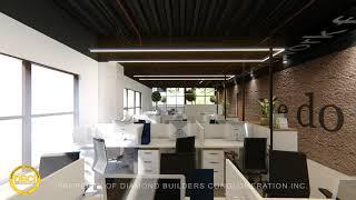 Office Interior Walkthrough  by Diamond Builders