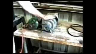 3000 Watt Generator Powers Itself, Grinder & Drill Press.