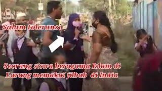 larangan Memakai Hijab siswa Di India