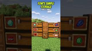 Tom's Simple Storage Mod - Must Try Minecraft Mods - Part 23 #minecraftmods