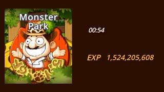 MapleStory M Fastest Way to Clear Monster Park 1.5B exp in 54 seconds