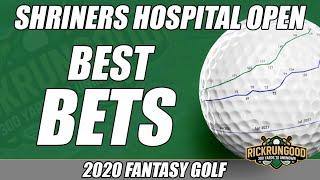 Shriners Hospital Open | Bets & One and Done Preview Picks 2020