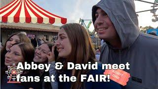 Abbey & David have a blast at the Fair!