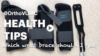 Ortho Health Tips   Wrist braces