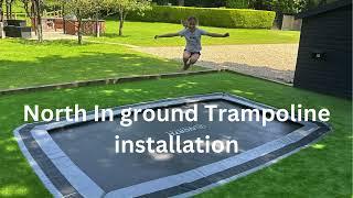 Step by step installation of the North In Ground Trampoline