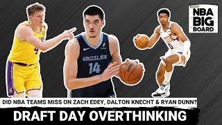 Did Overthinking Impact the Draft? Clingan vs Edey, Knecht’s Drop, and Dunn’s Offensive Growth