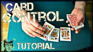 OVERHAND SHUFFLE CONTROL sleight of hand card magic trick TUTORiAL