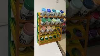 3D printed paint rack on a Anycubic Vyper