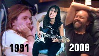 Young vs Old Lars reaction to Kirk recording Unforgiven solo