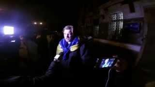 Протест против атаки на ТК Круг (10.02.2015)