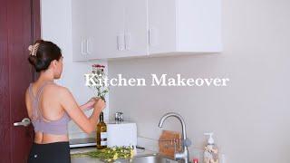 Kitchen Makeover | DIY Hanging Kitchen Cabinets | Living Alone in Manila