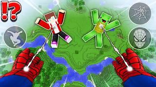 JJ and Mikey but How to Play SPIDER MAN CHALLENGE in Minecraft Maizen Animation