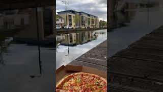 Pizza with a view #portobello #dublin #ireland #indian #internationalstudents #walkwithpoo #travel