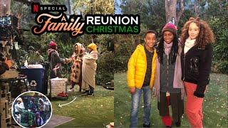 DAY IN THE LIFE OF AN ACTRESS FILMING FAMILY REUNION ! *Vlog*