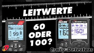 Warum Leitwerte nur bis 60? Erklärt am Nokta Simplex Ultra / Score 3 / Legend