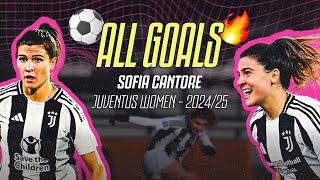 Thank You, Sofia! CANTORE's Top Goals from Her Farewell Season (24/25) at Juventus Women!