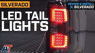 2014-2018 Silverado 1500 LED Tail Lights - Glossy Black w/o Factory LEDs Review & Install