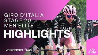 CYCLING MASTERCLASS!  | Giro D'Italia Stage 20 Race Highlights | Eurosport Cycling