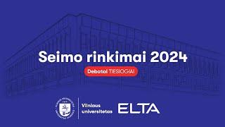 ELTA kandidatų į Seimą 2024 debatai: diskusijos svarbiausiais  klausimais