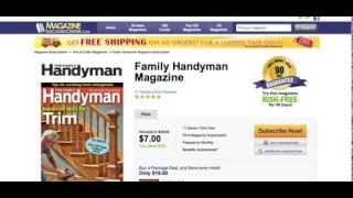 The Family Handyman Magazine Cheapest Subscription! No Tax & Free Shipping