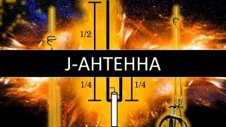 J-antenna, J-pole, how to make a simple collinear antenna for radio, HF, VHF