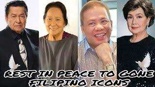 10 Filipino Icons who have passed on|| All the details