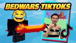 Reacting to BEDWARS TIKTOK videos 