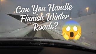 Winter Driving in Finland | Driving Through Helsinki’s Snowy Roads