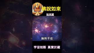 佛說如來 如來藏：宇宙如斯 萬寶於藏 #開悟 #悟道