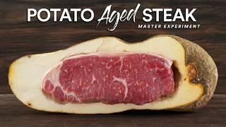 I aged a Steak in a Potato, Buried it and ate it!