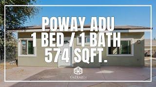Poway 1 Bed / 1 Bath New ADU #CalHomeCoConstruction