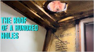 457. Preparing the Narrowboat roof | A HUNDRED holes